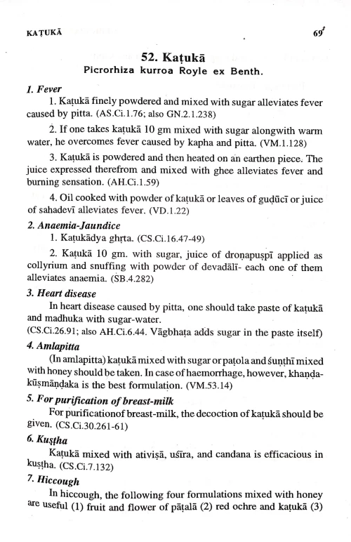 Classical Uses of Medicinal Plants